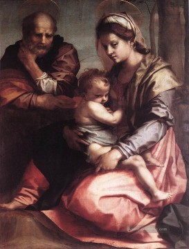 Heilige Familie Barberini WGA Renaissance Manierismus Andrea del Sarto Ölgemälde